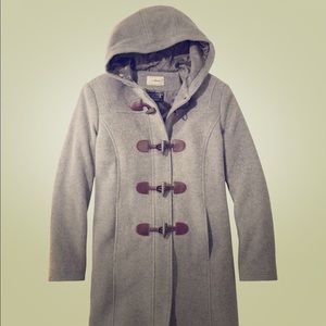 L.L. Bean Classic Lambswool Duffel Coat, Sz 10